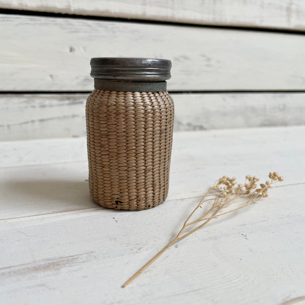 Antique Rattan Pot