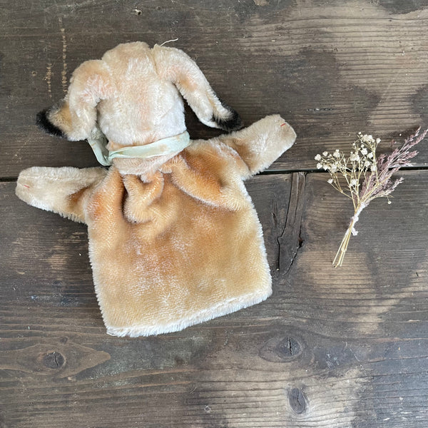 Antique Beautiful Rabbit Hand Puppet