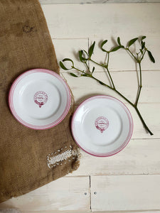 Two Pretty Antique St Nicholas Plates