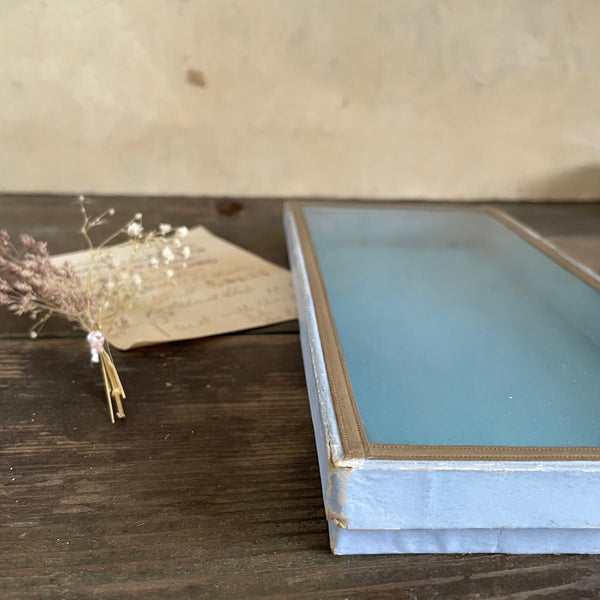 Antique Beautiful Glass Top Box
