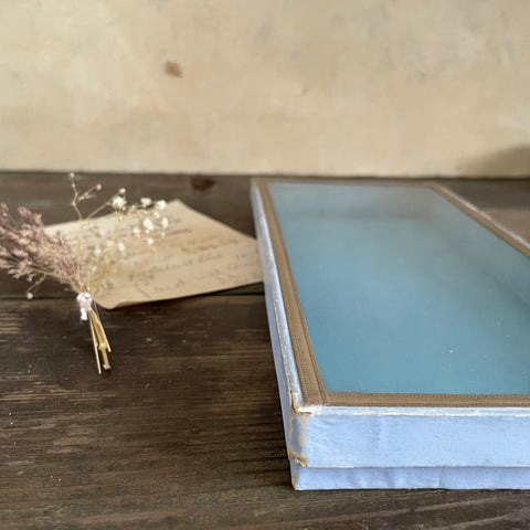 Antique Beautiful Glass Top Box