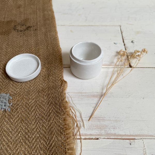 Antique Transfer Trinket Pot