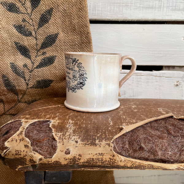 Staffordshire Antique Motto Mug