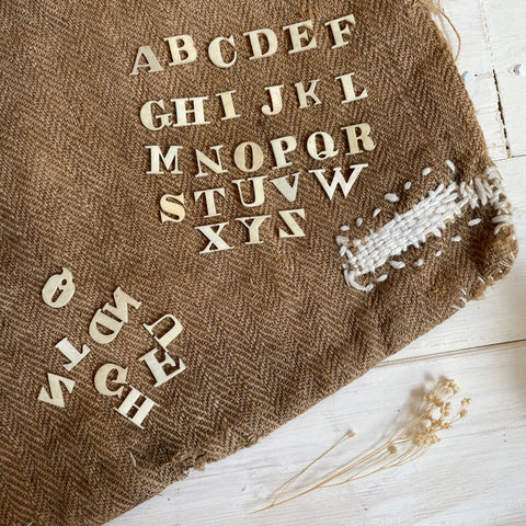 Rare Victorian Bone Carved Spelling Letter