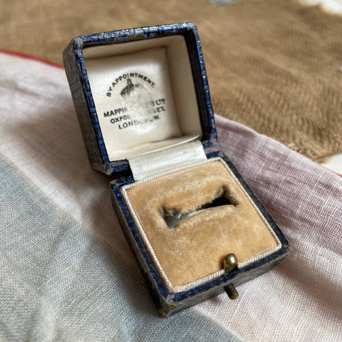 Antique Mapplin & Webs Ltd Ring Box