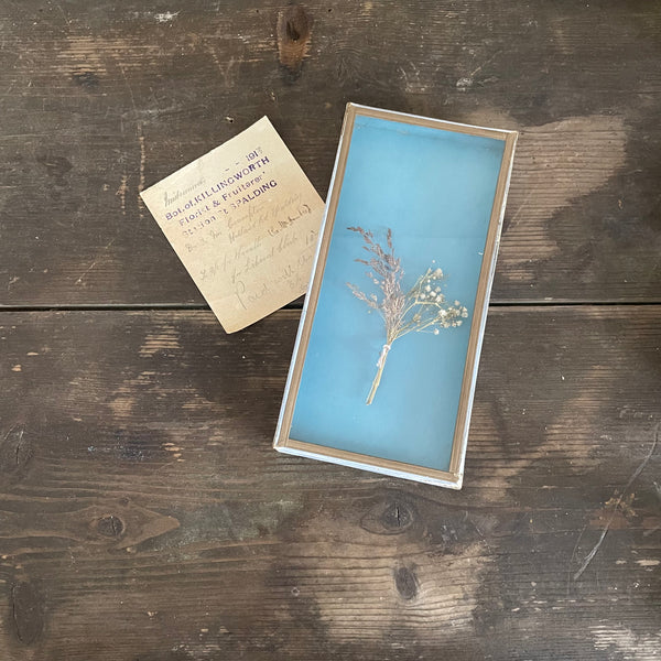 Antique Beautiful Glass Top Box