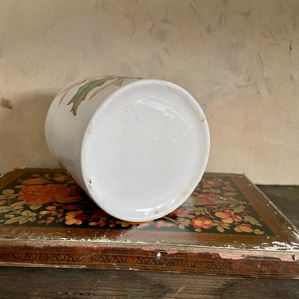 Antique Christmas Mistletoe Mug