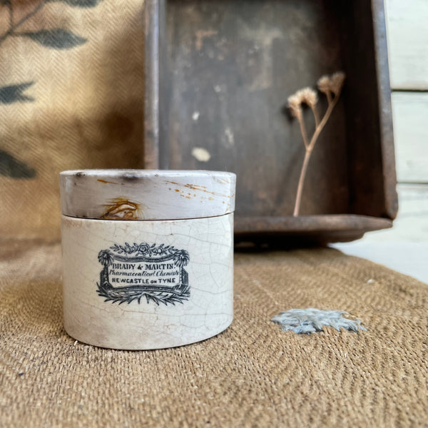 RARE Victorian Brady & Martin Chemist Pot