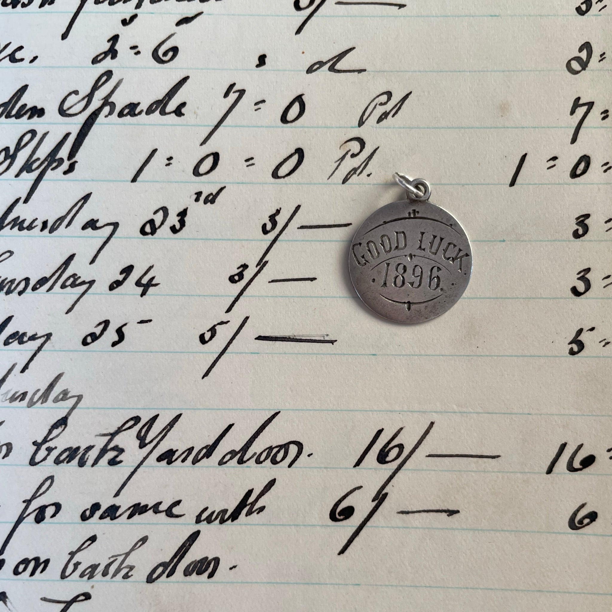 Good Luck 1896 Love Token