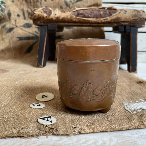 Antique String Brass Pot