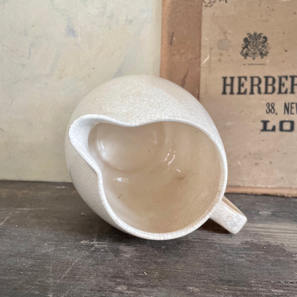 Vintage Crazed White Jug
