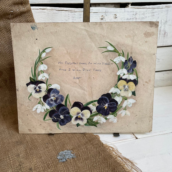 Antique Floral Painting