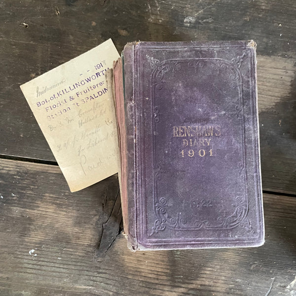 5 Antique Renshaw's Diary