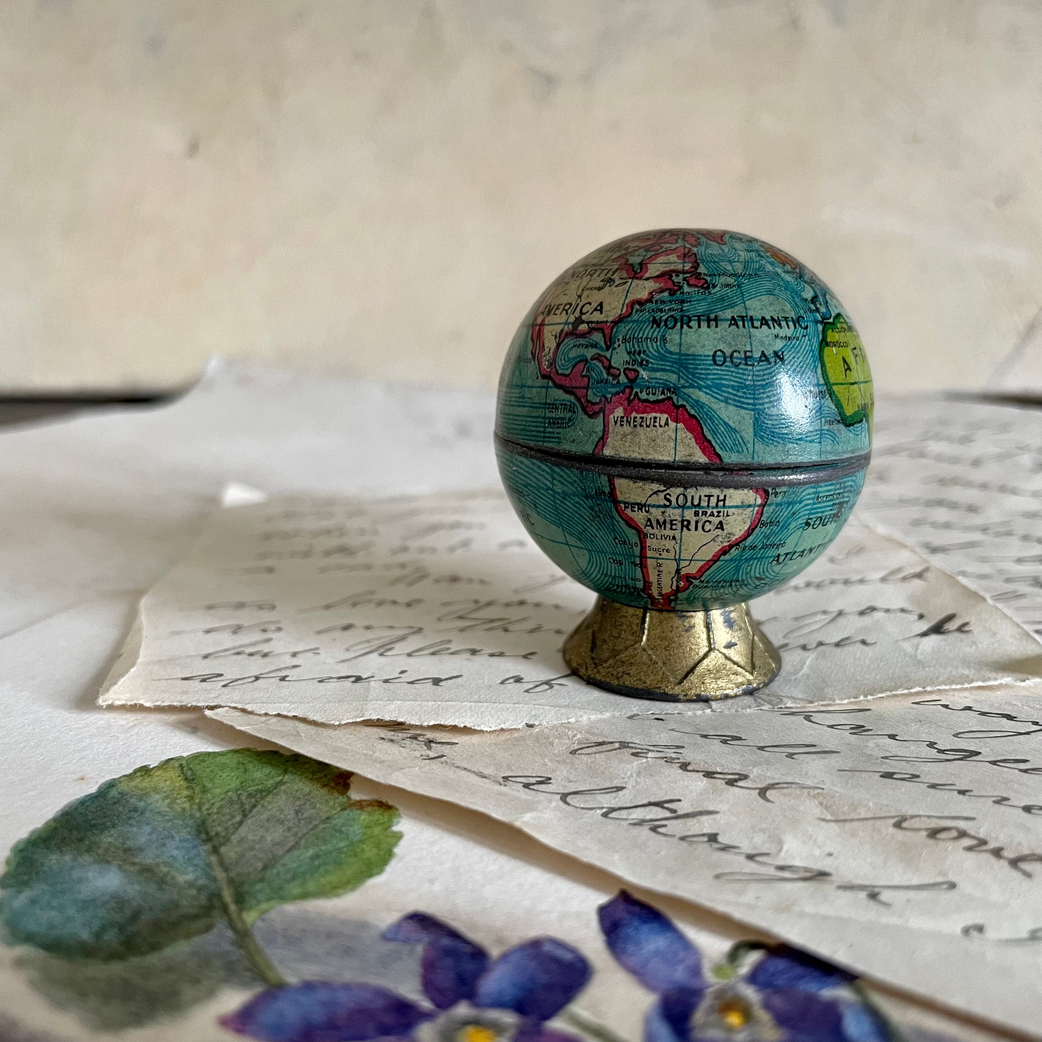 Antique Unusual Globe Sharpener
