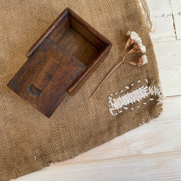 Antique Slide Lid Box