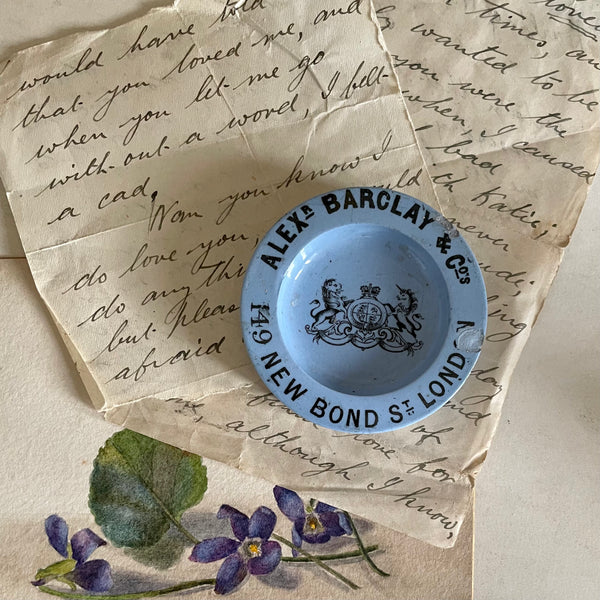 Antique Advertising Barclay & Co Dish