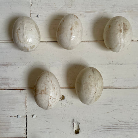 5 Broody Ceramic Eggs