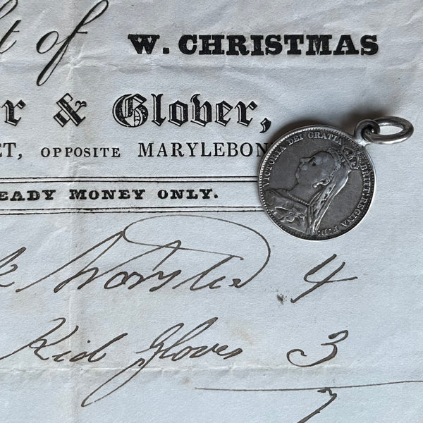WJ 25 Dec 1890 Love Token
