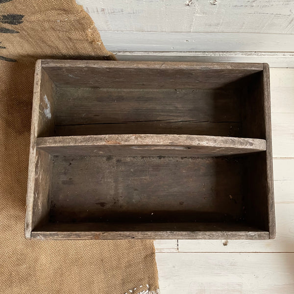 Antique Wooden Handle Trug Tray