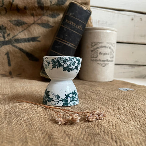 Pretty Antique Transfer Egg Cup