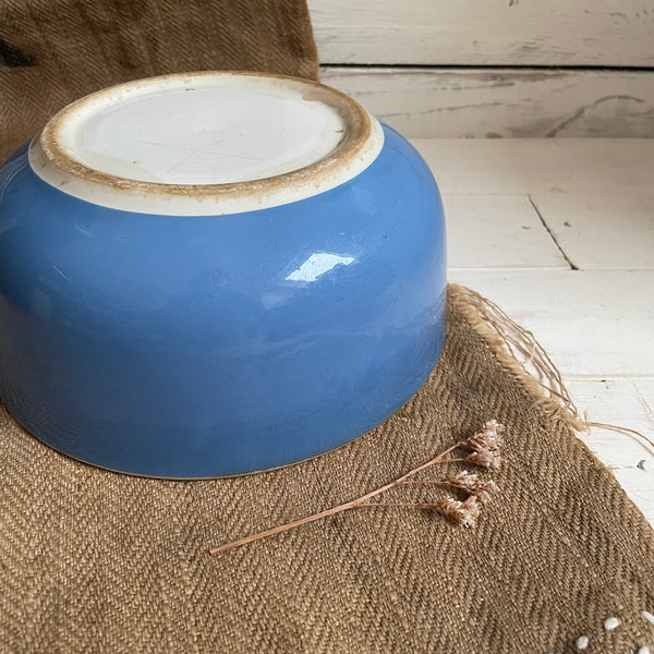 Large French Blue Bowl
