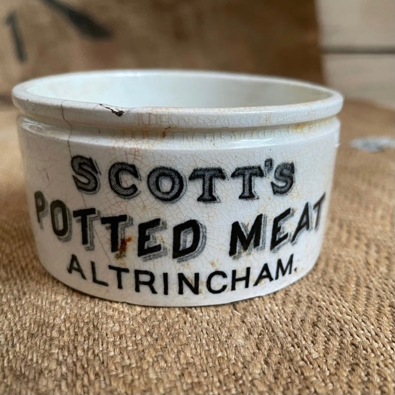 Scott’s Potted Meat Altrincham Pot