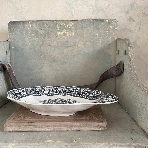 Antique 1890's Transferware Dish