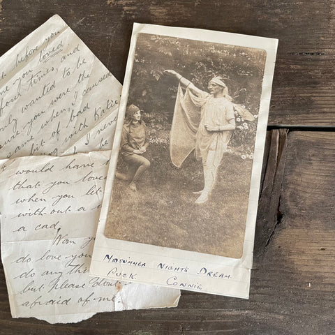 Antique Fancy Dress Photograph