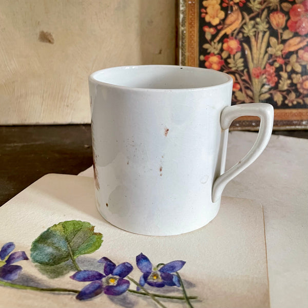 Rare Antique Staffordshire Football Childs Cup