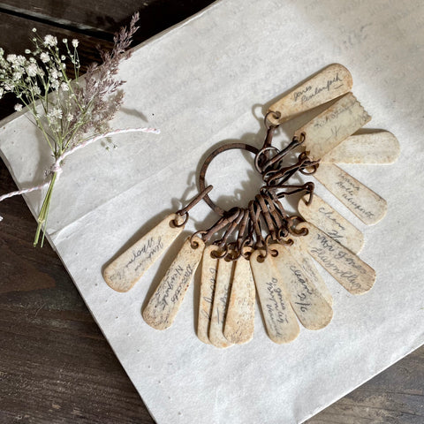 Antique Bone Fob Bunch