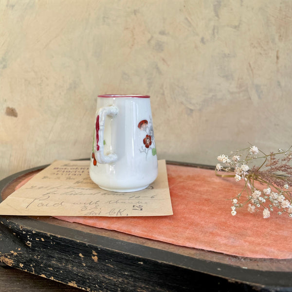 Antique Christmas Robin Jug