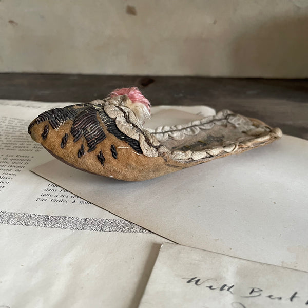 Antique Unusual Display Slipper