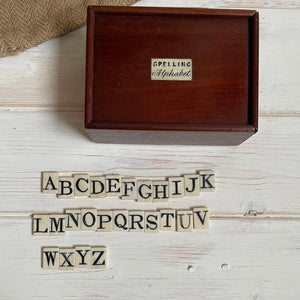 Rare Antique Victorian Spelling Letters