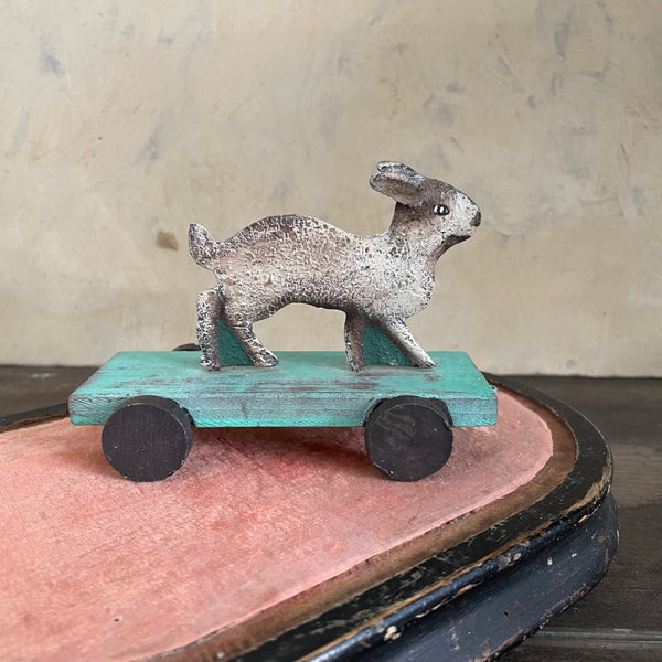 Vintage Pull Along Rabbit