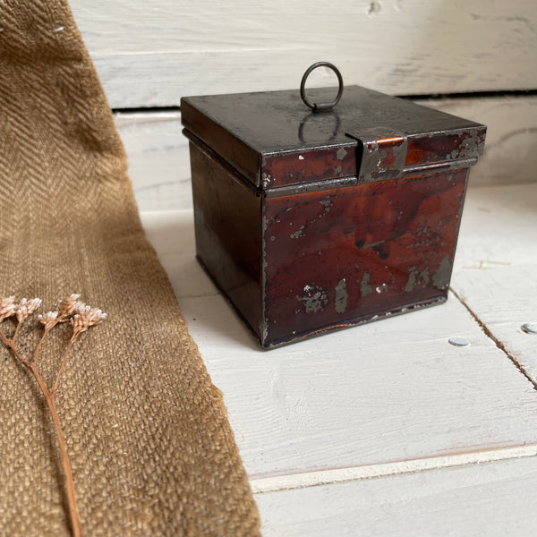 Antique Ginger Tin Box