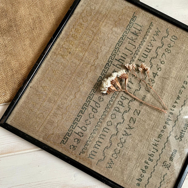 Victorian Cross Stitch Sampler 1834