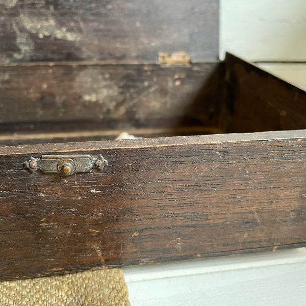 Vintage Wooden Etched Box