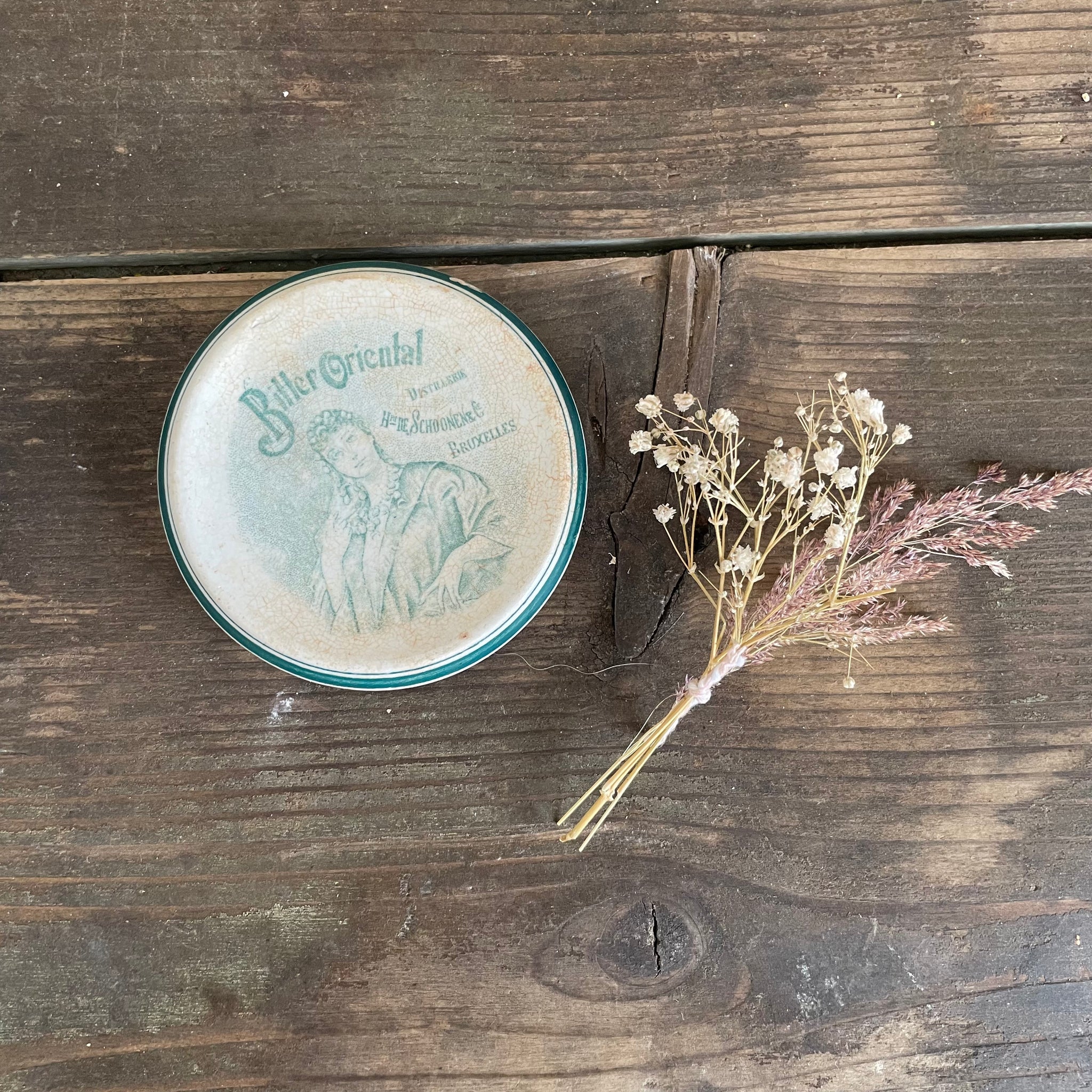 Antique Advertising Dish