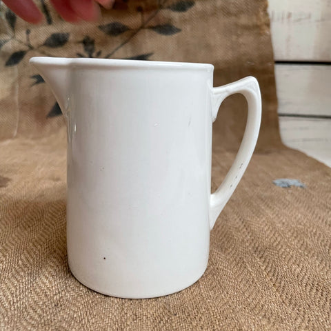 Crisp Vintage White Jug