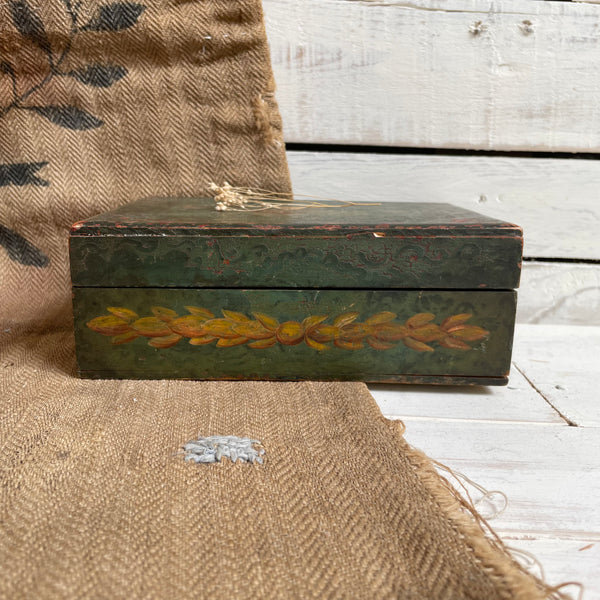 Antique Wooden Painted Box