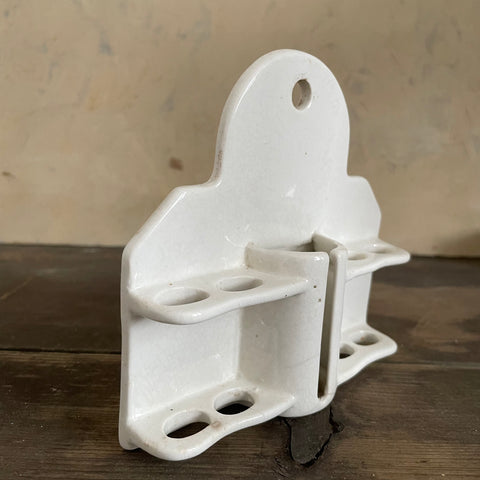 Antique Ceramic Tooth Brush Holder
