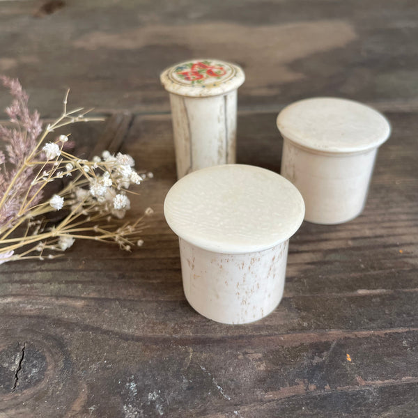 Antique Little Bone Pots