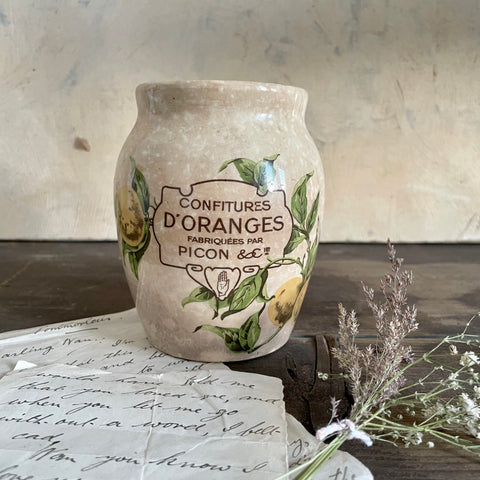 Antique French Confiture D'oranges
