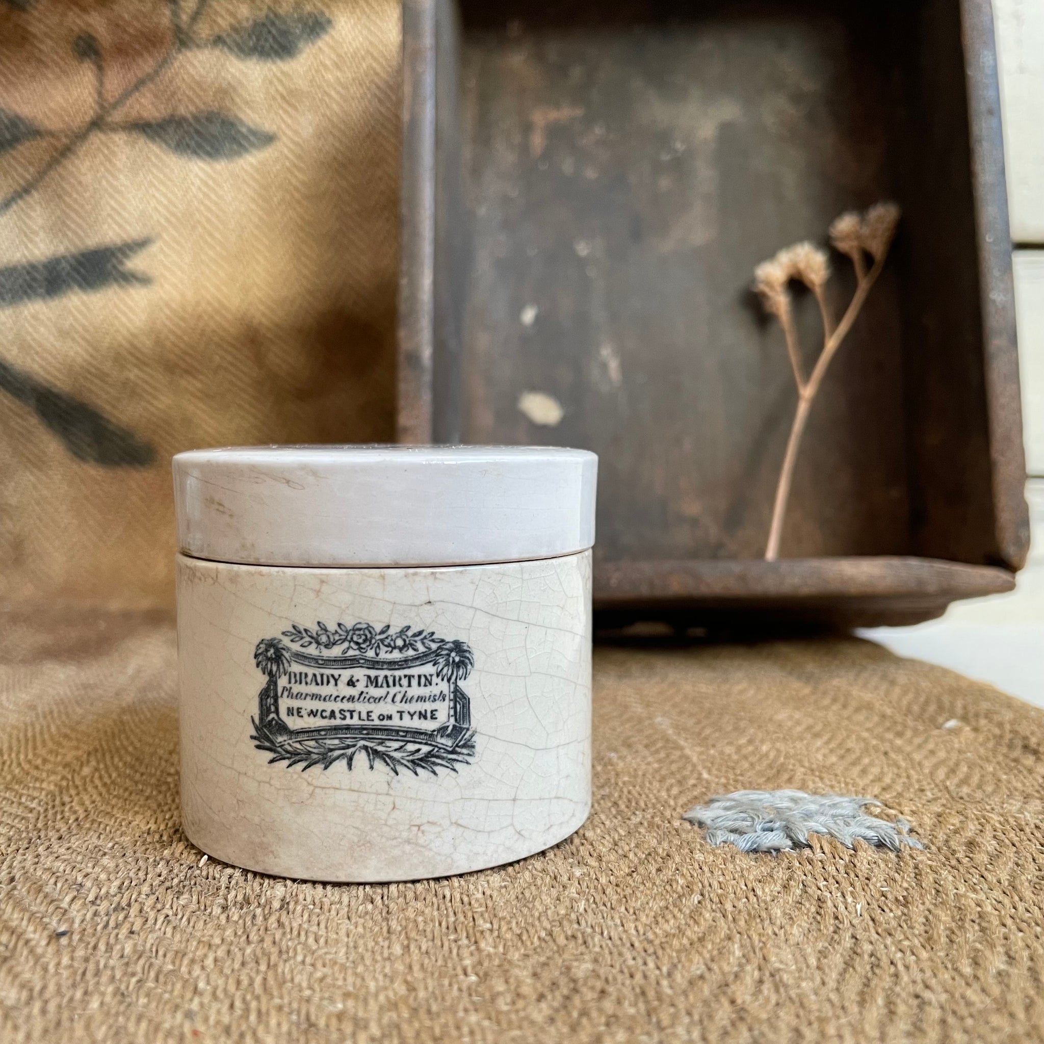 RARE Victorian Brady & Martin Chemist Pot
