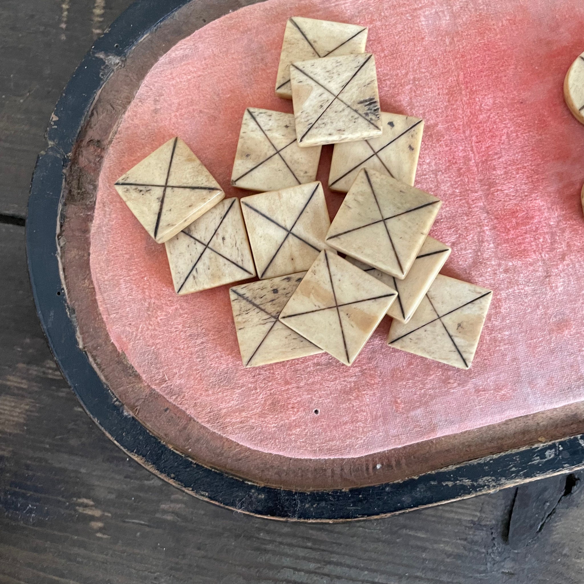 Antique Bone Counters