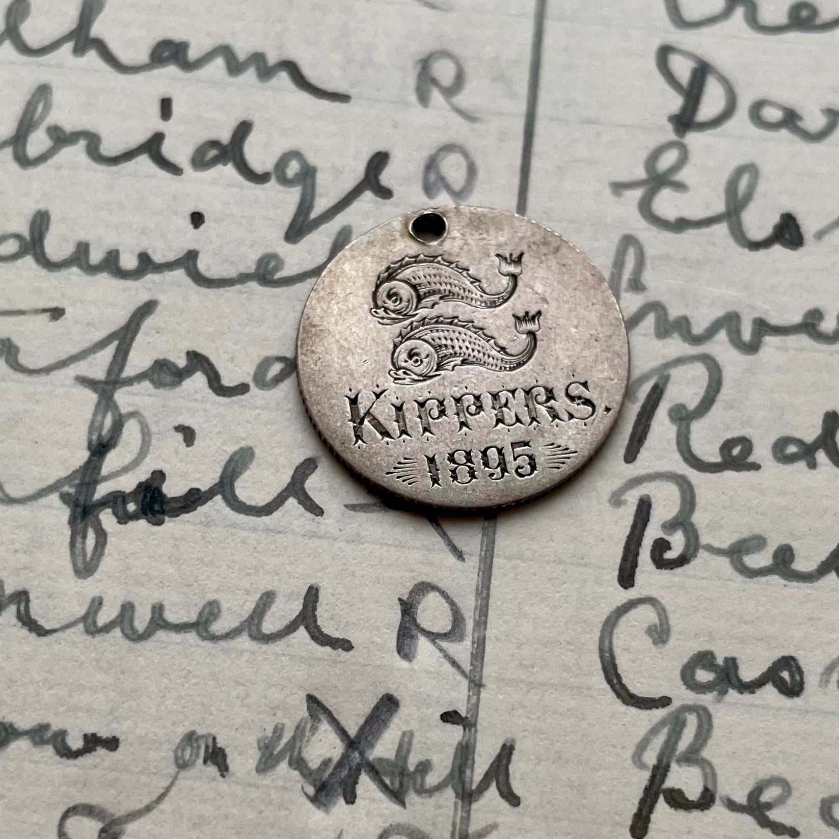 Kippers 1895 Pictorial Love Token