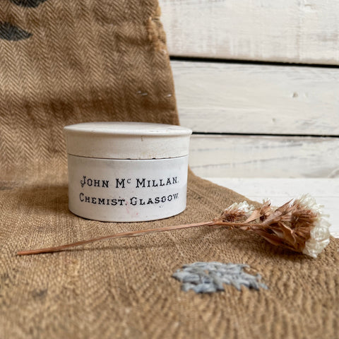 Antique John McMiller Chemist Pot
