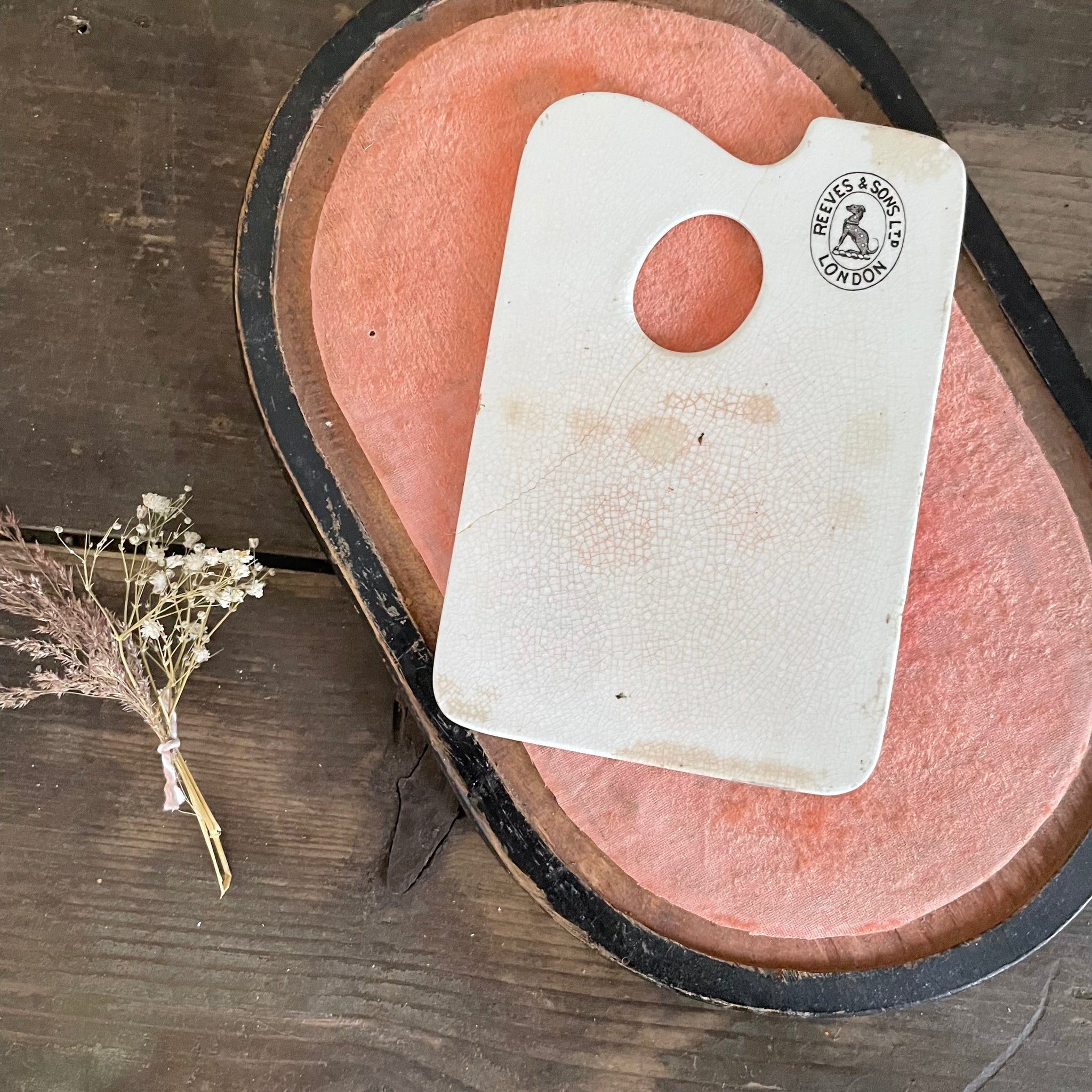 Antique Reeves & Sons Ltd Ceramic Palette