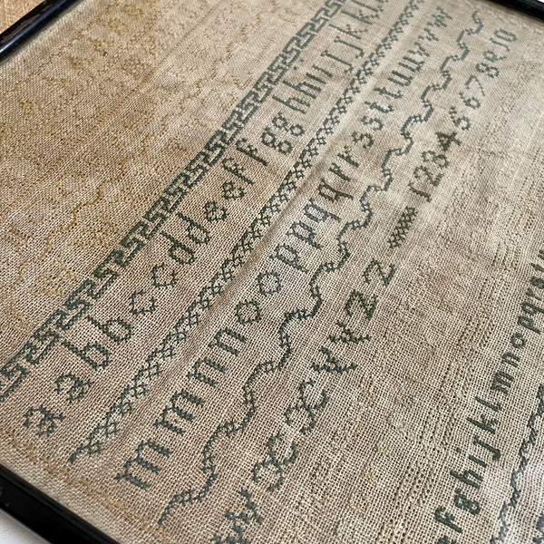 Victorian Cross Stitch Sampler 1834