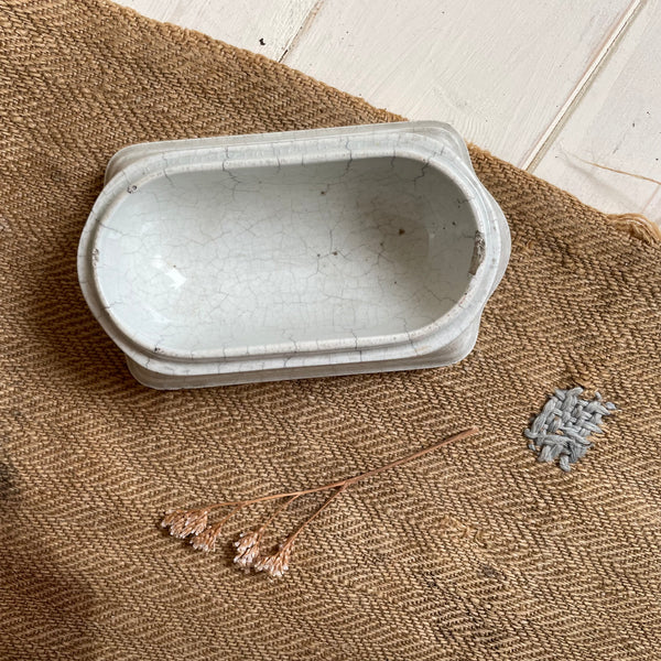 Antique Ceramic Long Dish